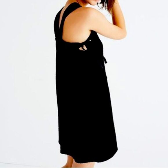 Madewell Starlight Textured Knit Side Tie Dress Size Small - Picture 2 of 7